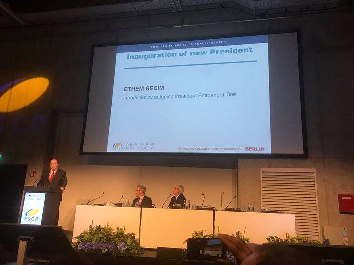 Became the president of ESCP (European Society of Coloproctology) 